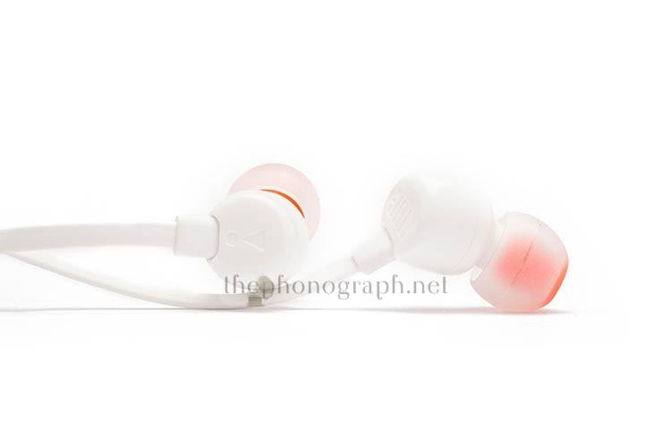 JBL T110 In-Ear Headphones (Red) JBLT110REDAM B&H Photo Video